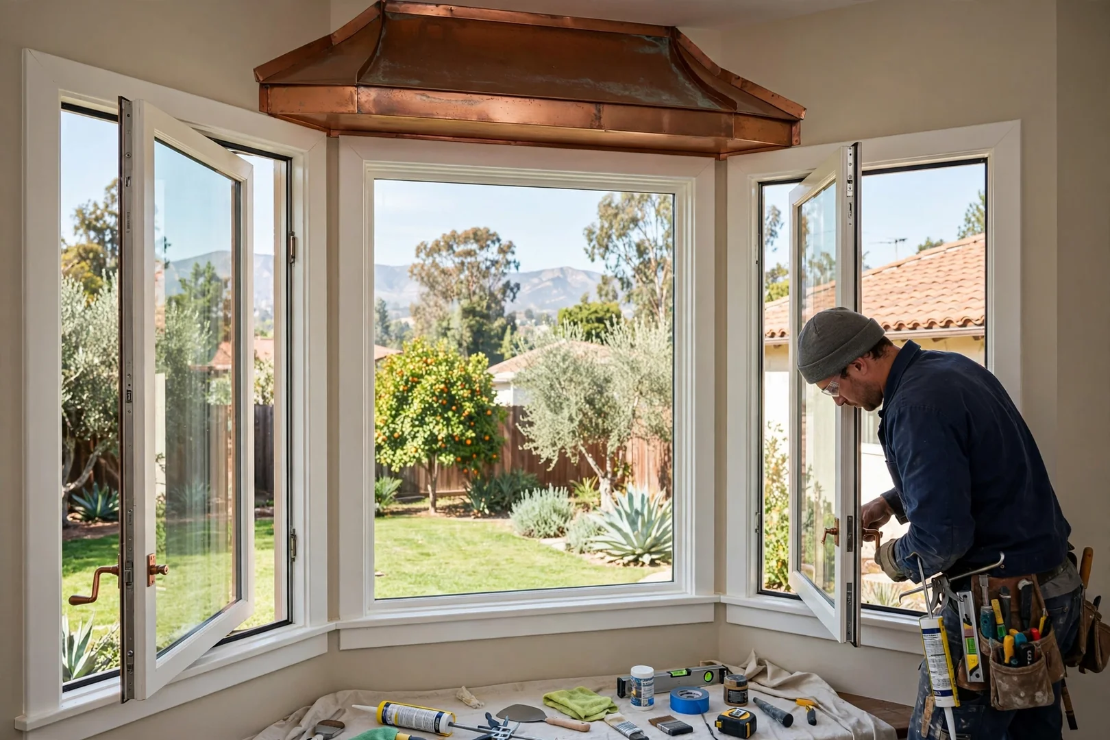 Bay Window Conversion With Casement Ventilation