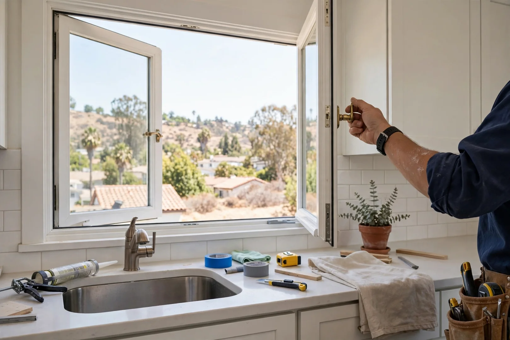 Kitchen Over-Sink Casement Replacement