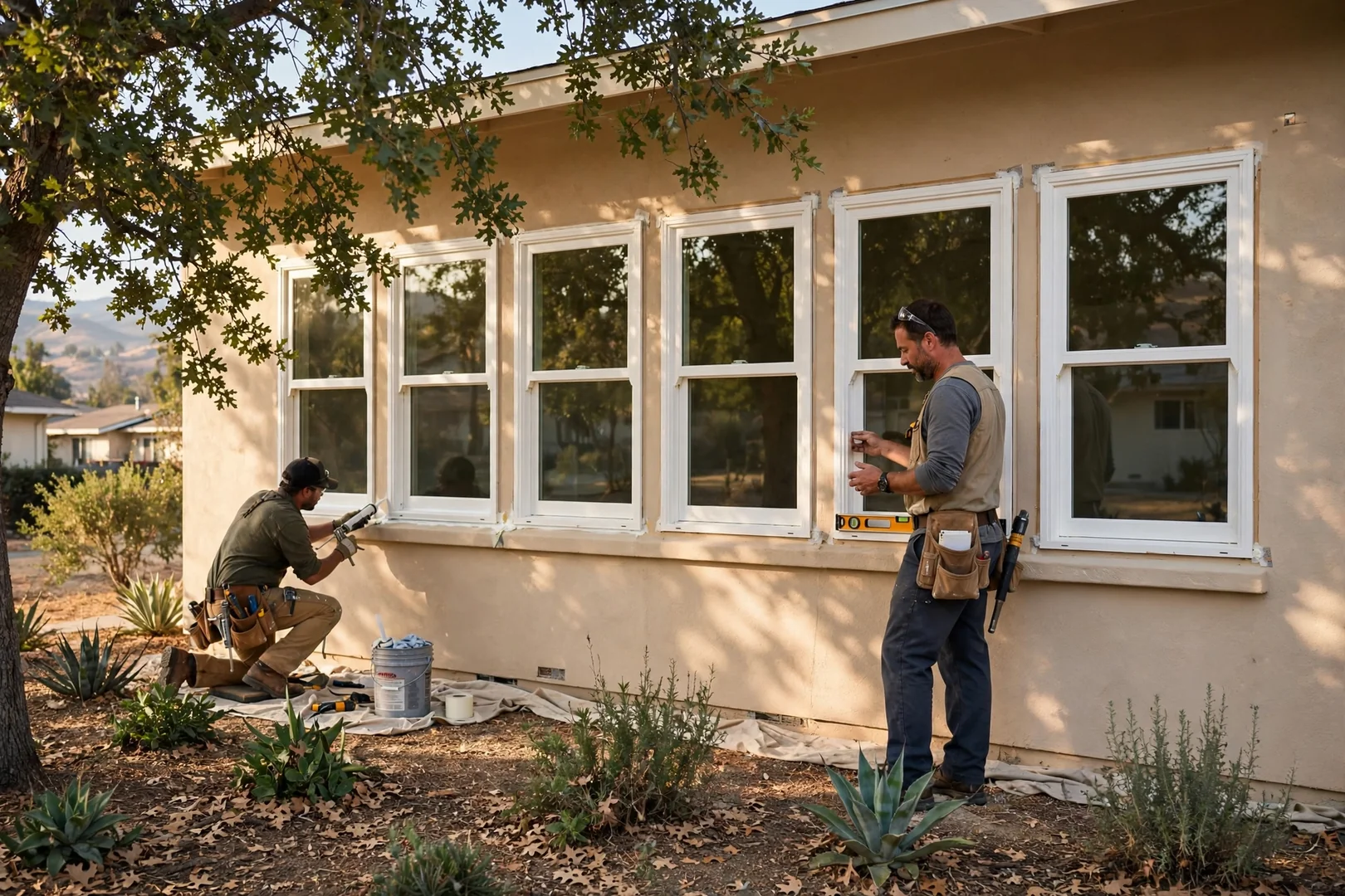 Ranch Home Full Elevation Double Hung Upgrade