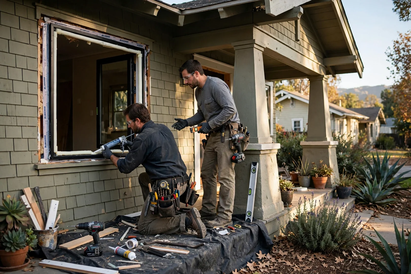 Craftsman Front Facade Insert Installation